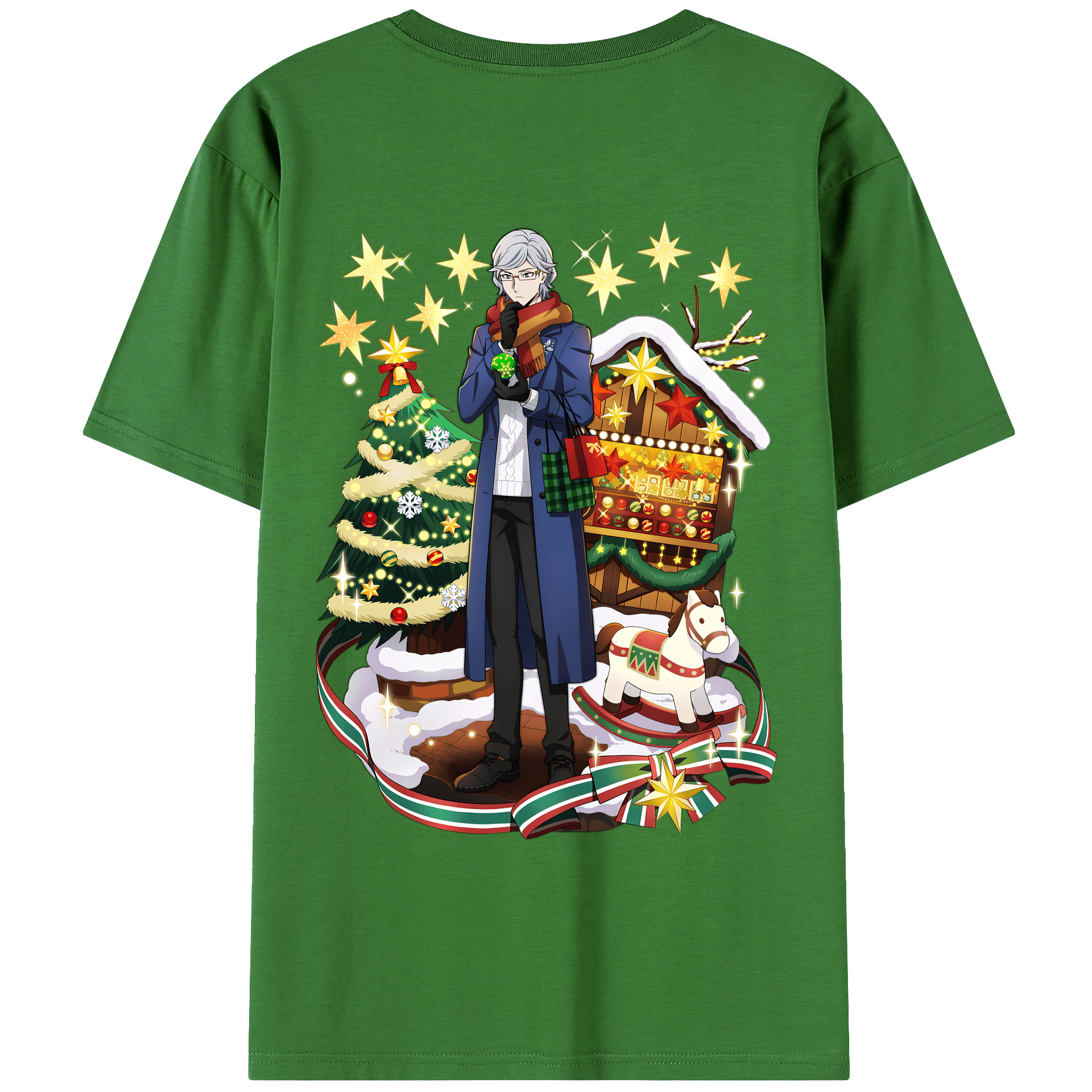 （画像用） 文豪ストレイドッグス Bungo Stray Dogs レディース半袖Tシャツ(バックプリント)